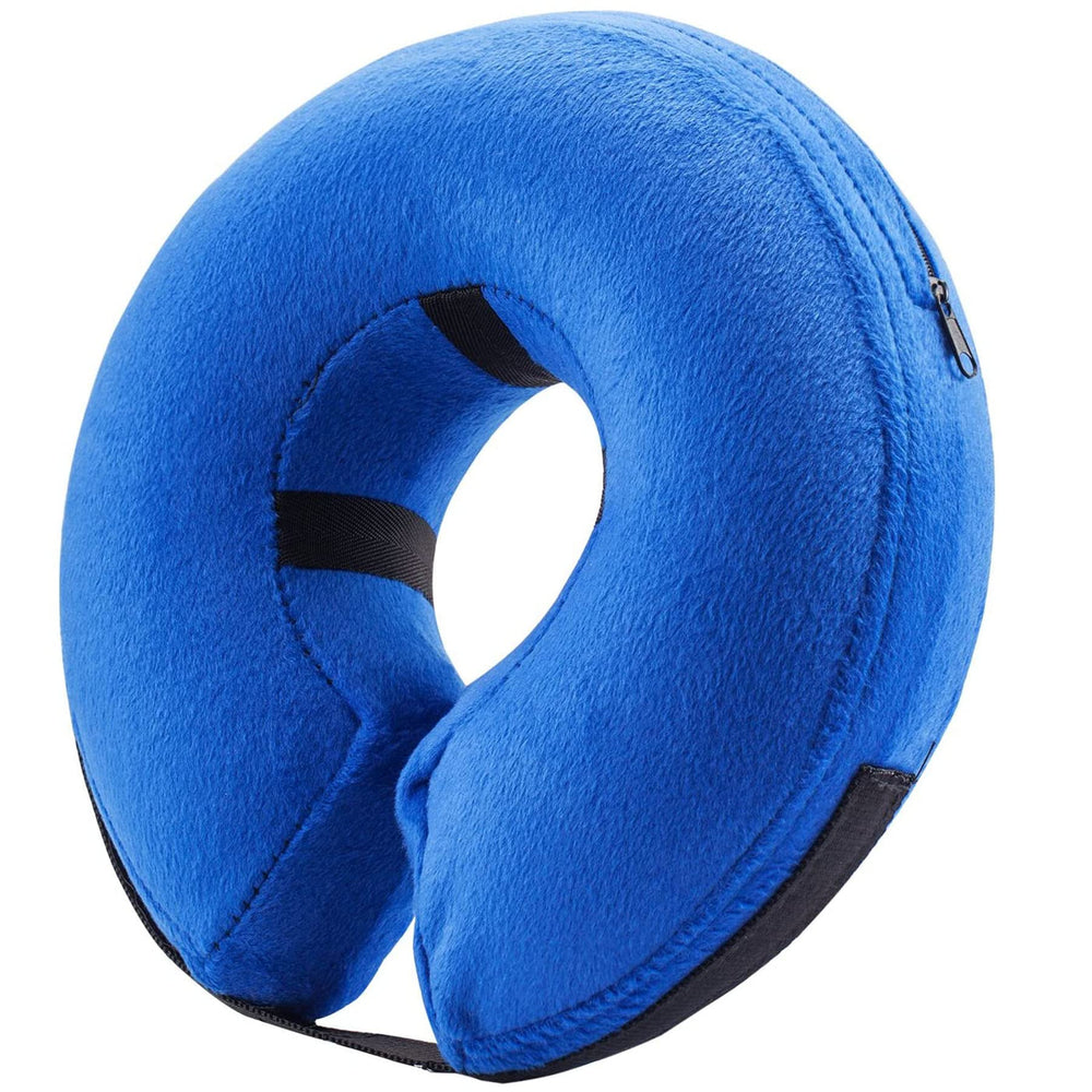 BENCMATE collar inflable para perro azul, cómodo para uso diario