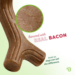 Bacon Stick Pequeno en modo mordida dura, ideal para perros activos