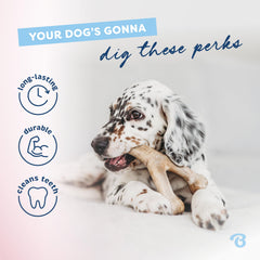 Benebone Puppy, diseño suave cuida dientes en crecimiento.