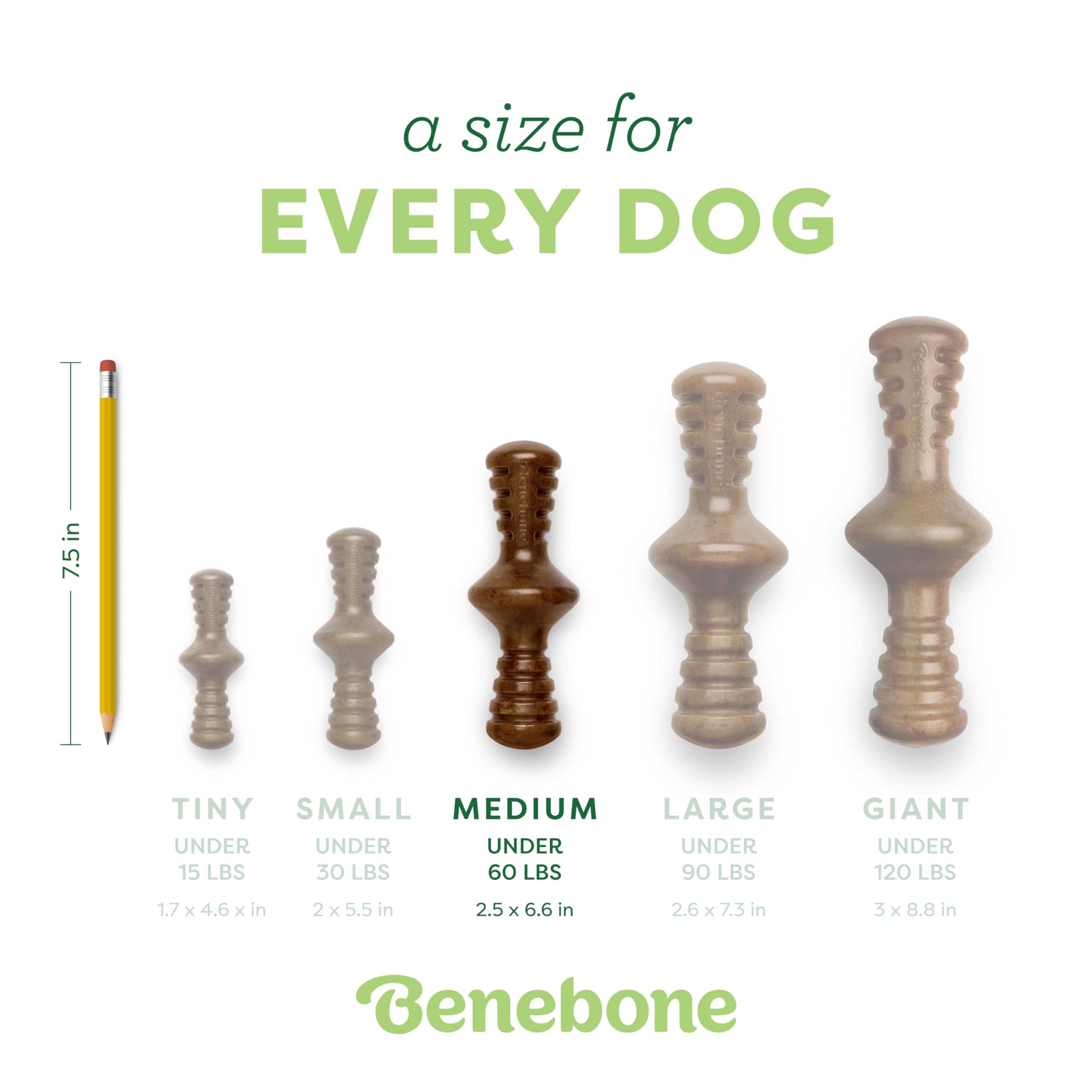 Benebone Zaggler, hecho en EE. UU. para alta calidad y seguridad.