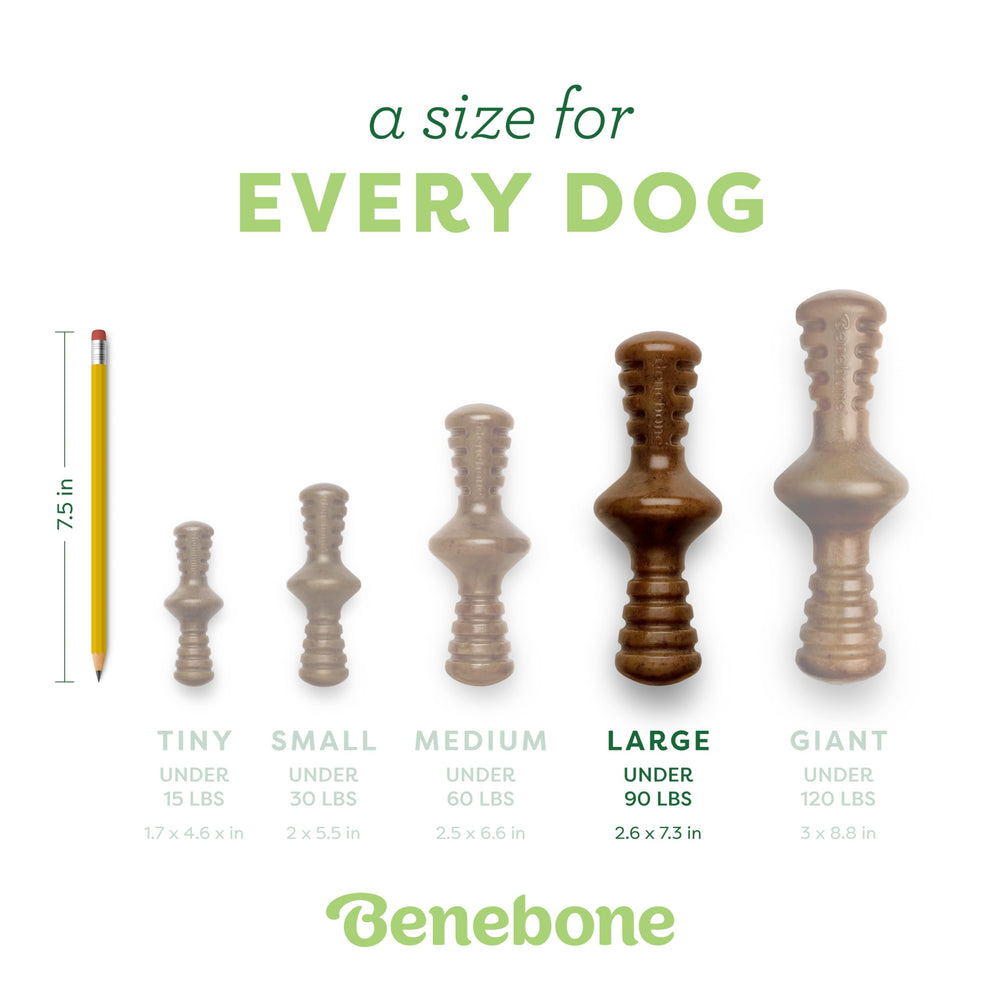 Benebone Zaggler, hecho en Estados Unidos, con calidad.