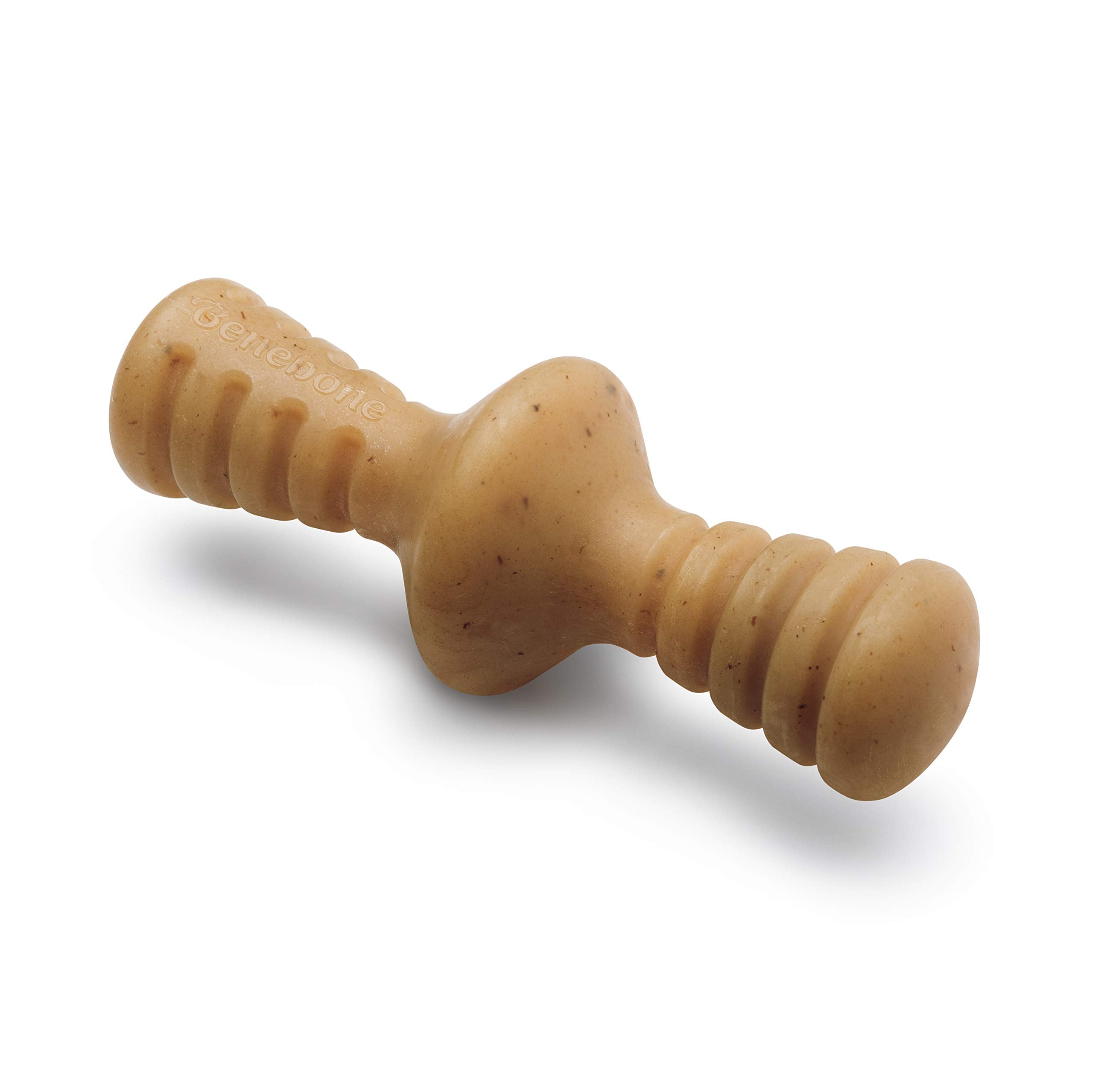 Benebone Zaggler, juguete rodante para perros, fomenta juego activo y mordida segura.