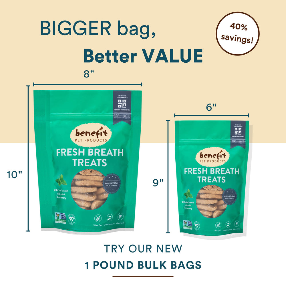 Benefit Biscuits menta, hecho en Estados Unidos, calidad y seguridad.