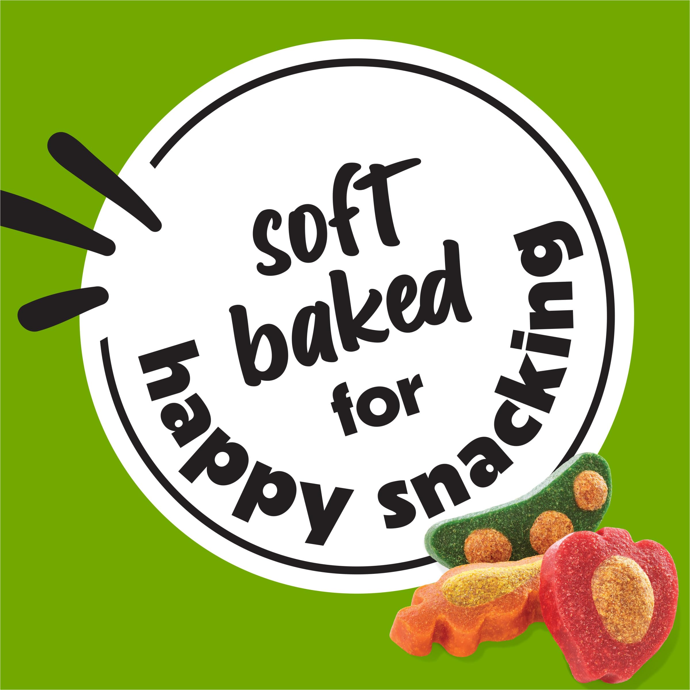 Beneful Snackers con granos y mantequilla de maní para sabor natural