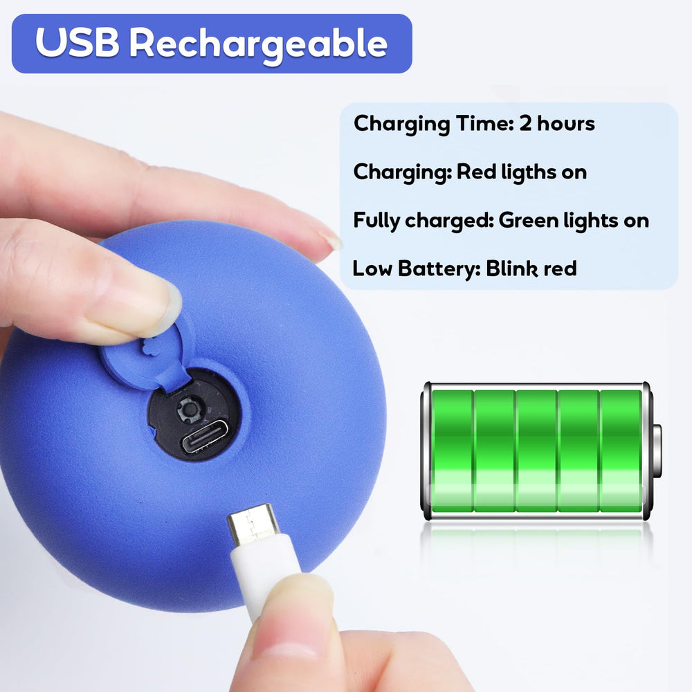 BENTOPAL carga USB rápida para sesiones sin baterías agotadas.