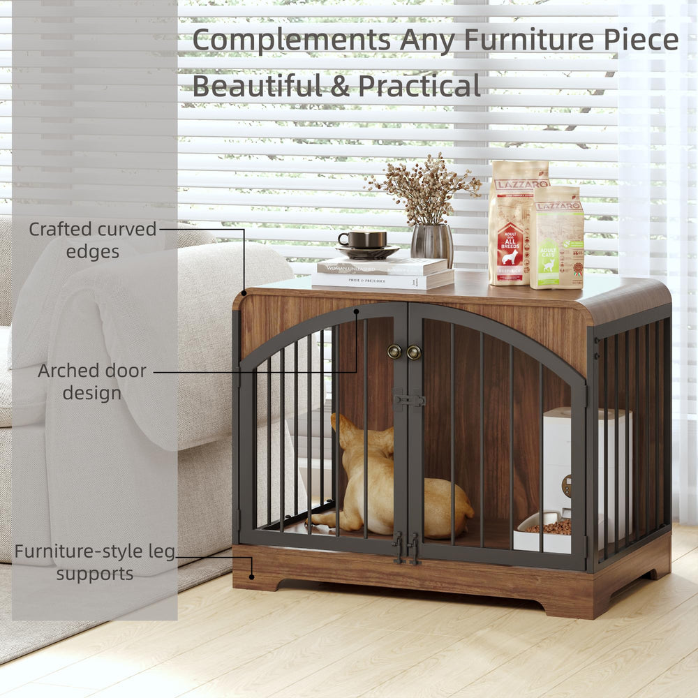 Jaula con barrotes para ventilación 360 grados y seguridad para la mascota