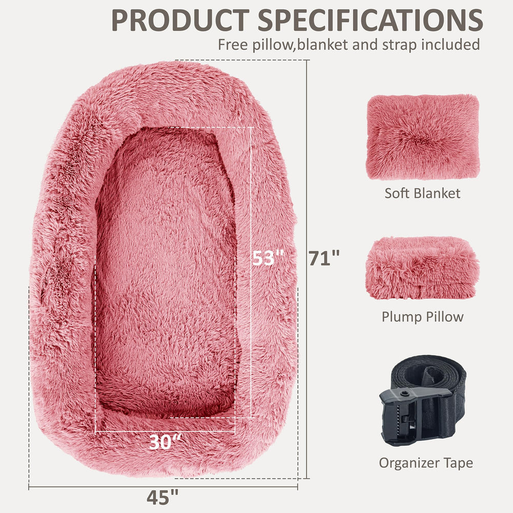 Almohada integrada de la cama Berenlefe para mayor soporte y confort.