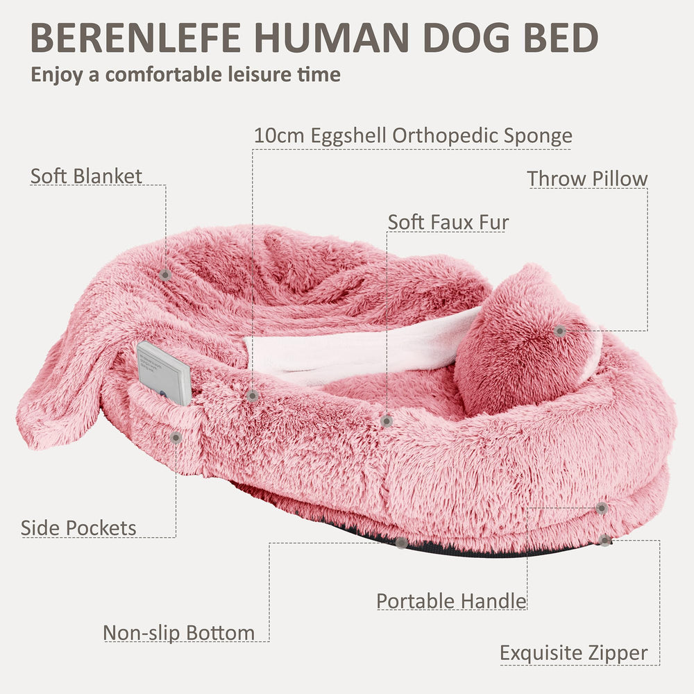 Manta suave incluida para calor y confort en la cama de mascota.