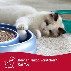 Bergan Turbo Scratcher con base antideslizante para juego estable.