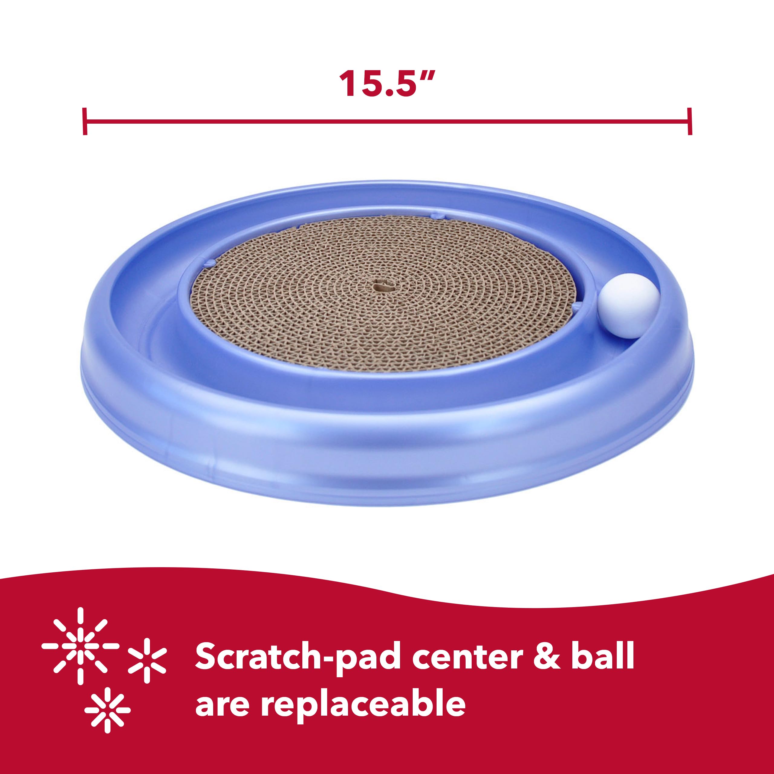 Bergan Turbo Scratcher de cartón rasca para proteger muebles.
