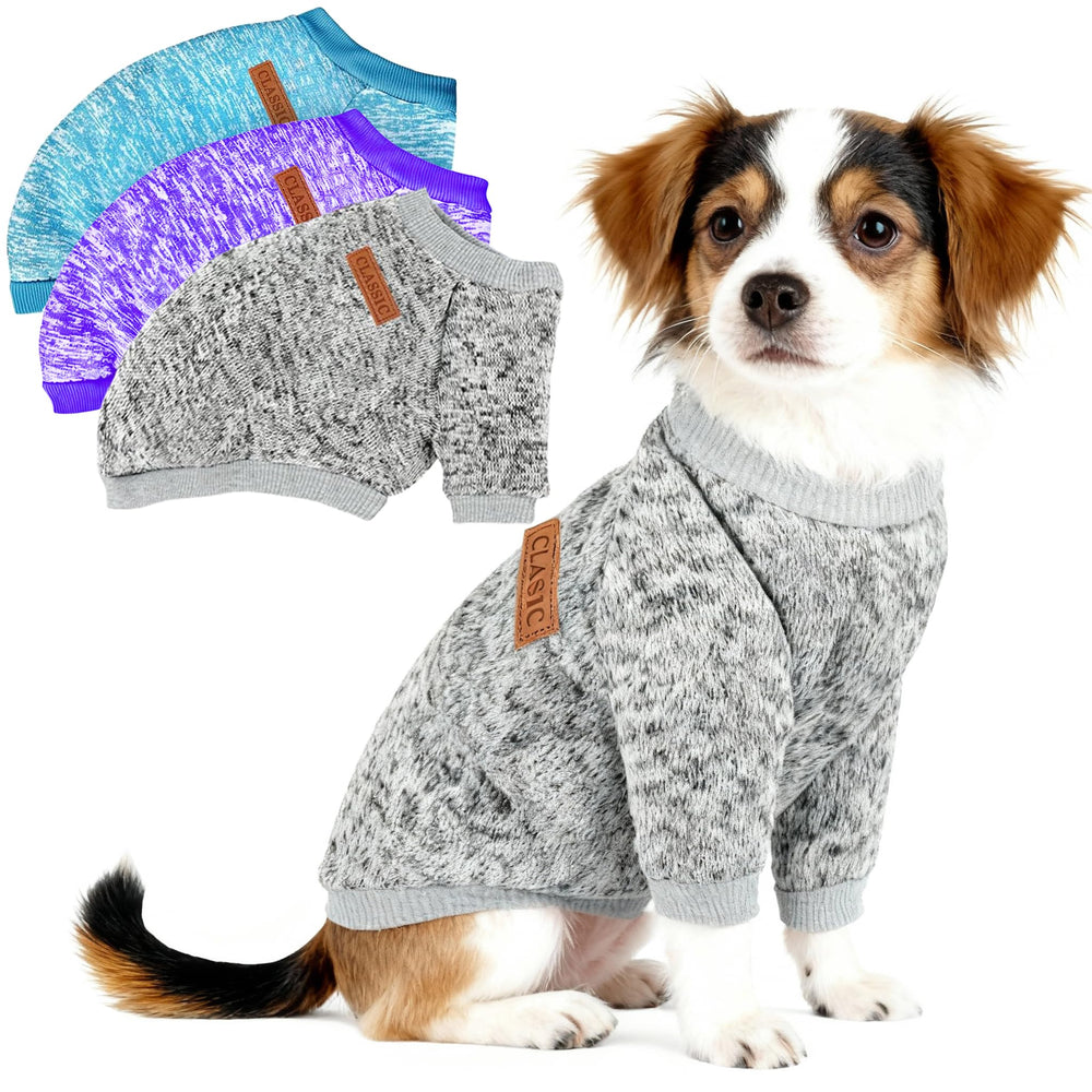 BERICH suéter navideño para perro pequeño, ideal para paseos festivos.