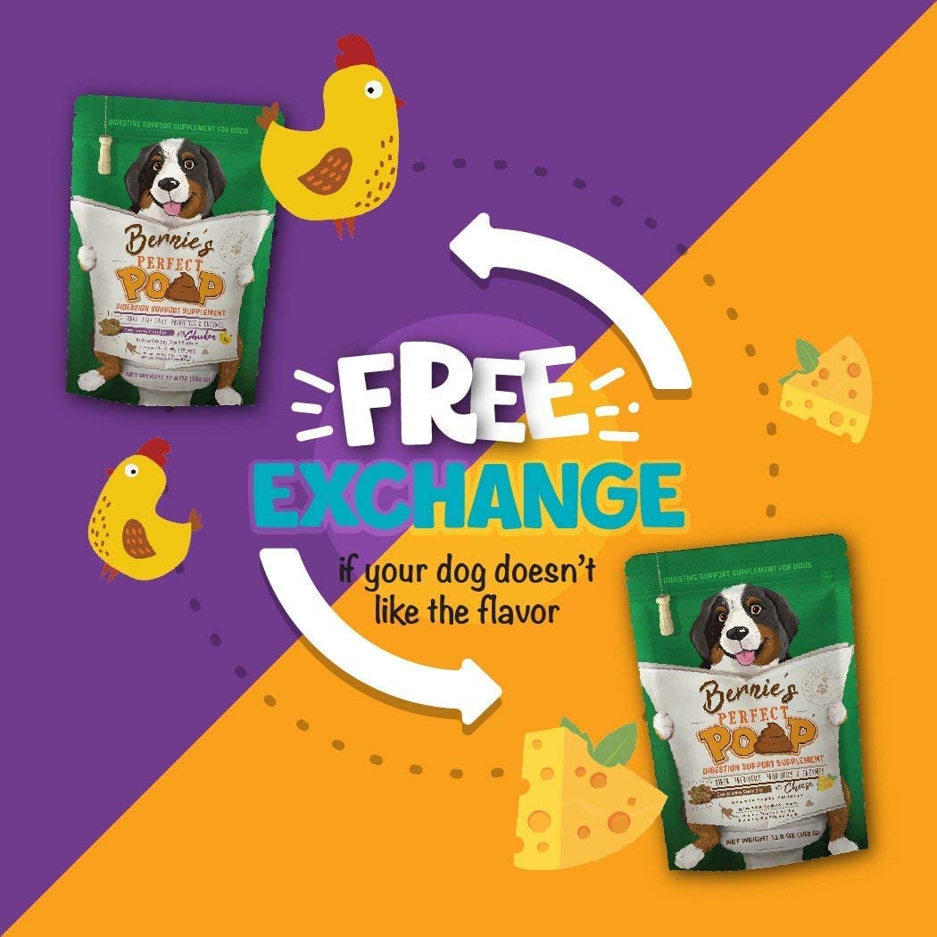 Bernie's Perfect Poop: suplemento natural para apoyar la salud general del perro