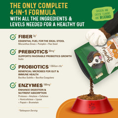 Bernie's Perfect Poop: prebioticos y probioticos que apoyan un tracto digestivo equilibrado