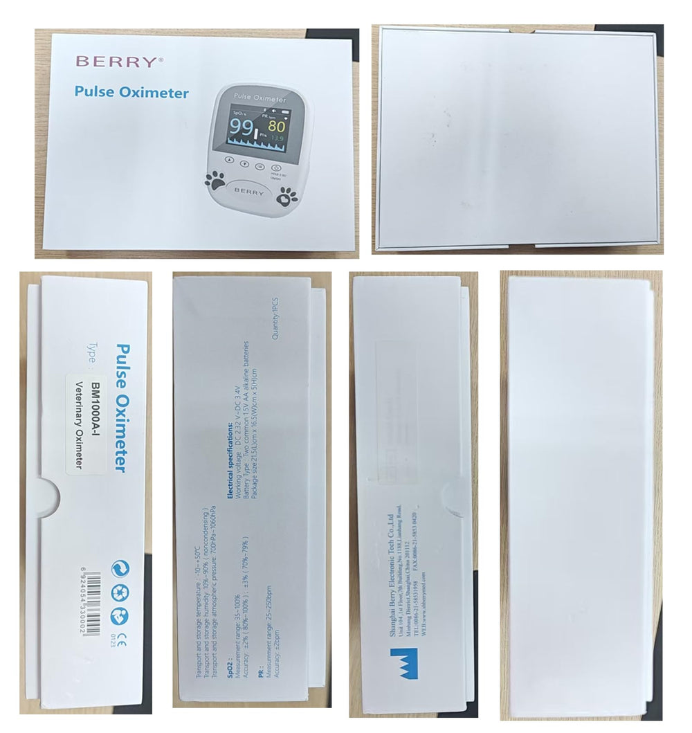 Berry AM1000A-Vet pantalla digital clara para uso veterinario