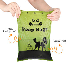 Beshula rollos de 540 bolsas para perros, ahorro y conveniencia.
