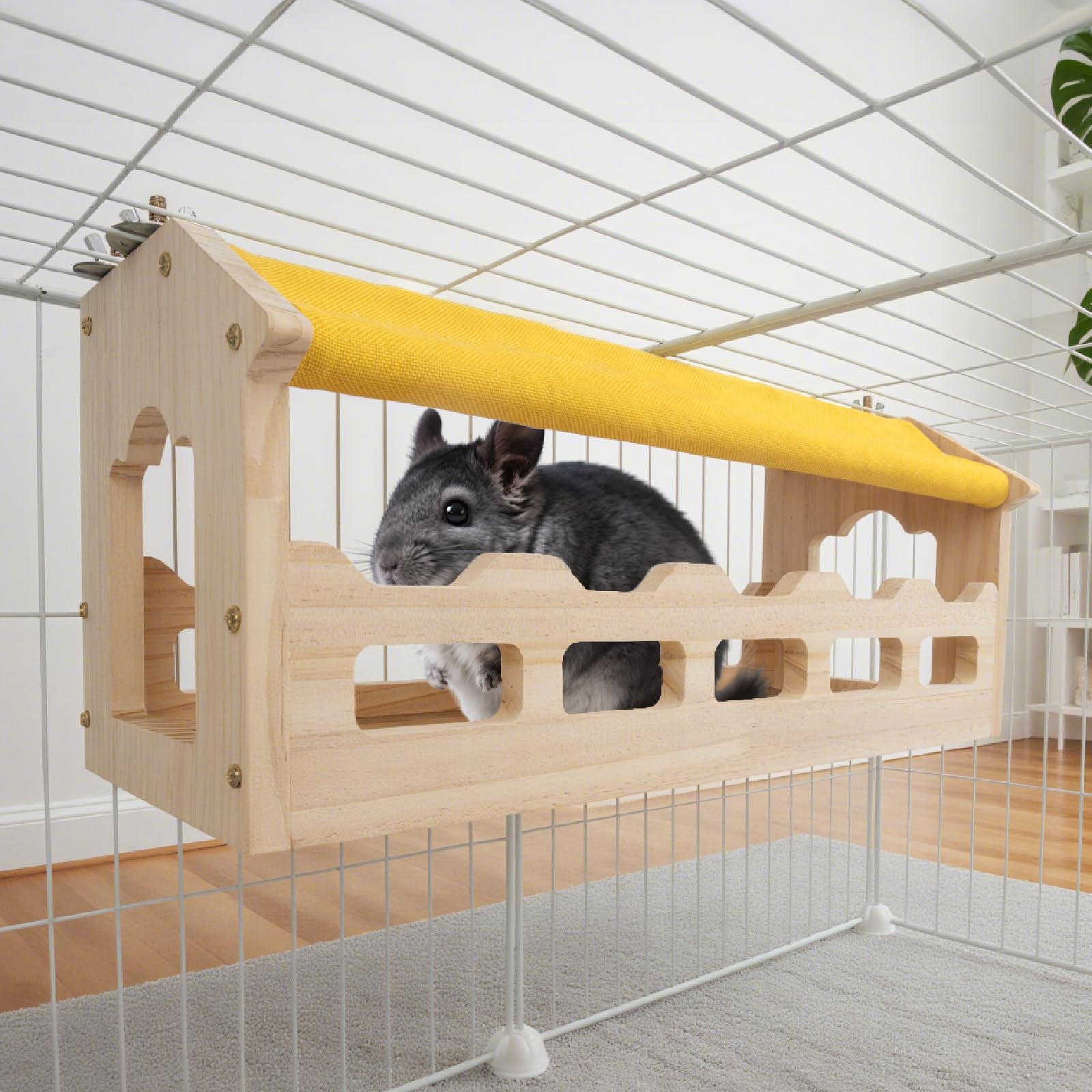 Besnew plataformas madera animales: amplían superficies de juego y exploración.