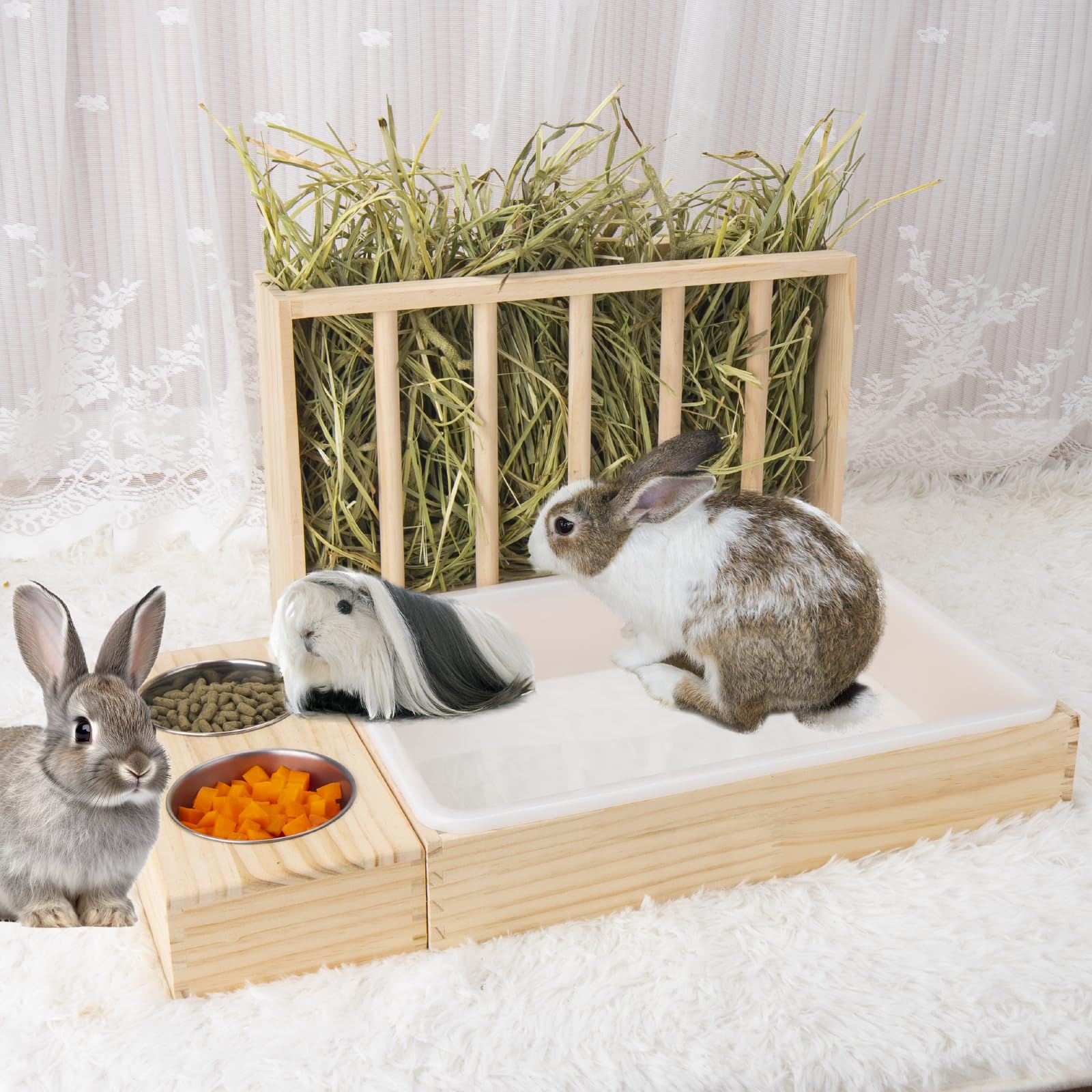 BESNEW apto para conejos, cobayas y chinchillas, uso versátil.