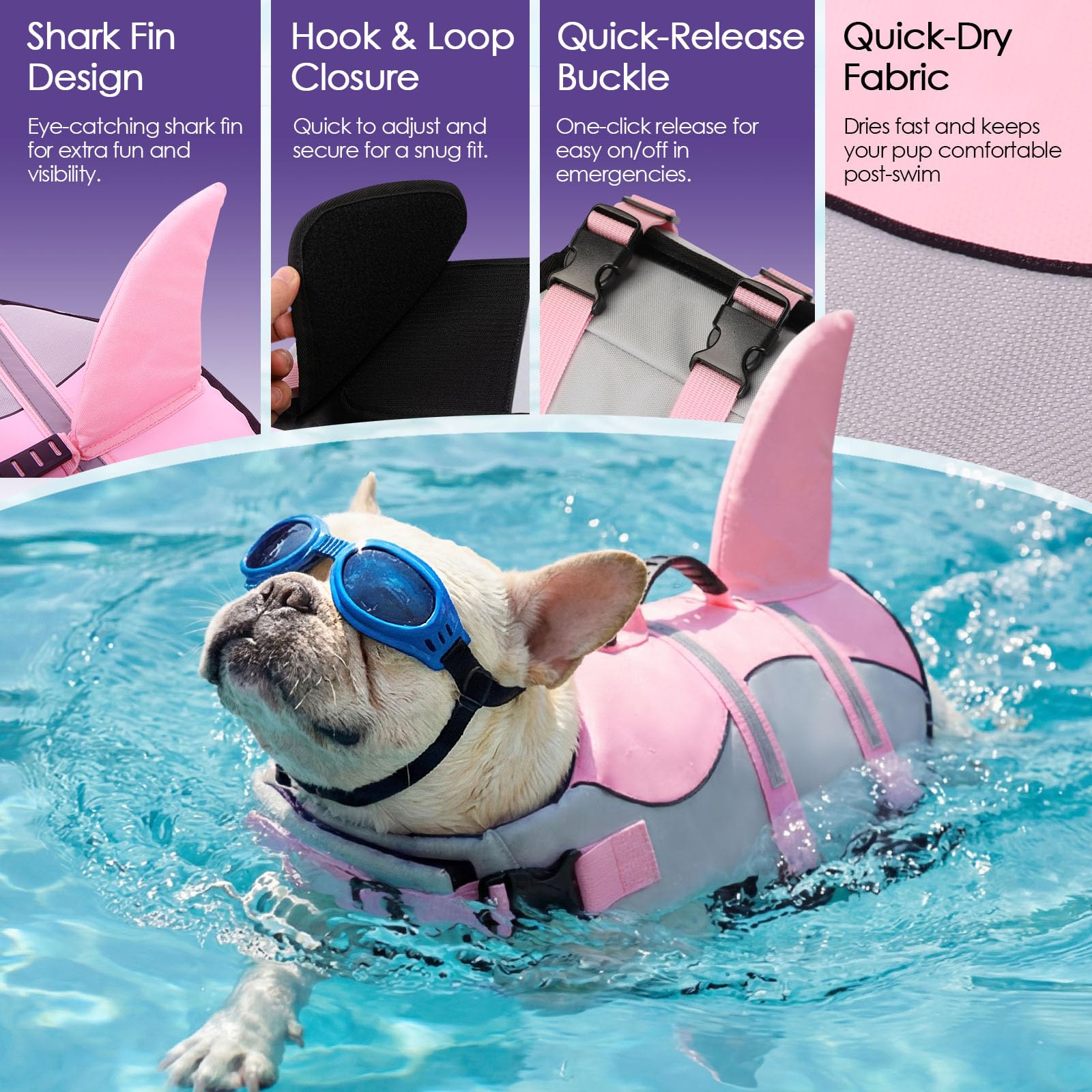 Asa de rescate en chaleco para perro Bess Bridal
