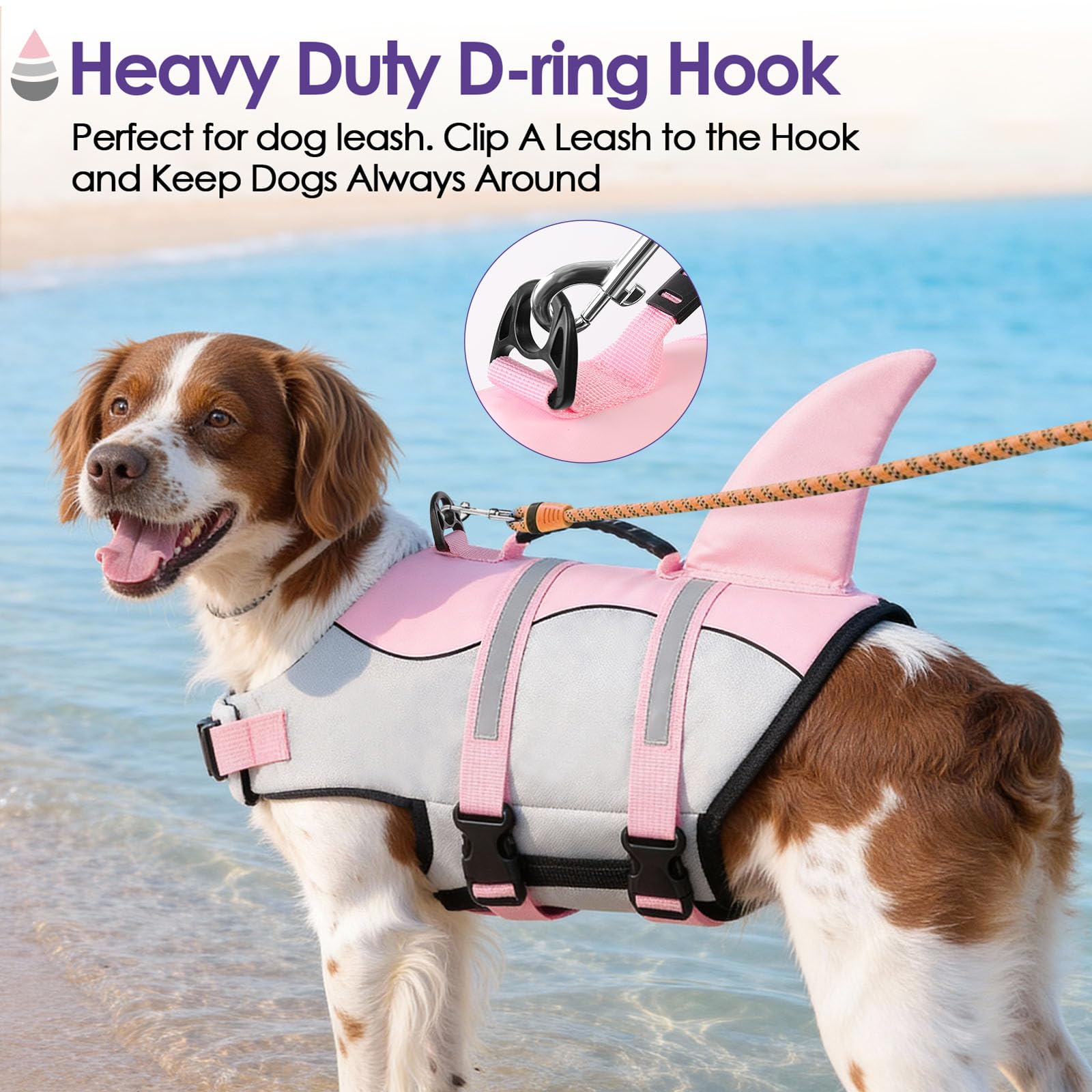 Hebillas rapidas en chaleco de perro Bess Bridal para ajuste facil