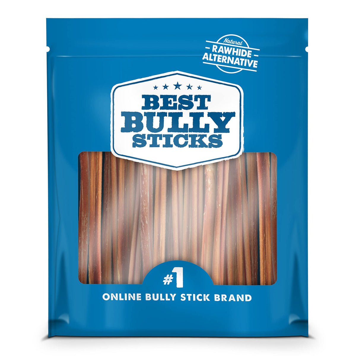 Best Bully Sticks palitos de 6 pulgadas, snack duradero para perros