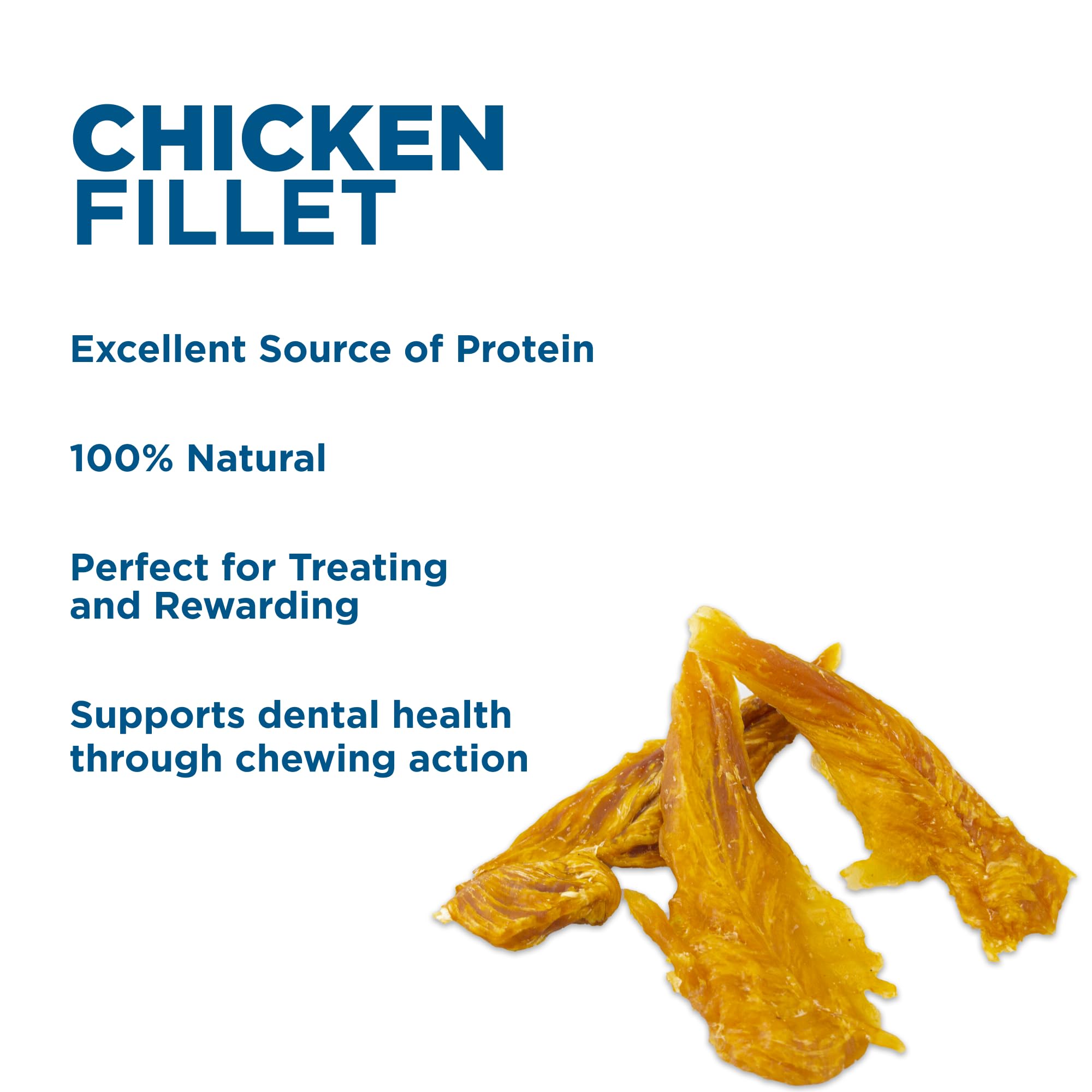 Best Bully Sticks Chicken Fillets: tiras de pollo crujientes para entrenamiento.