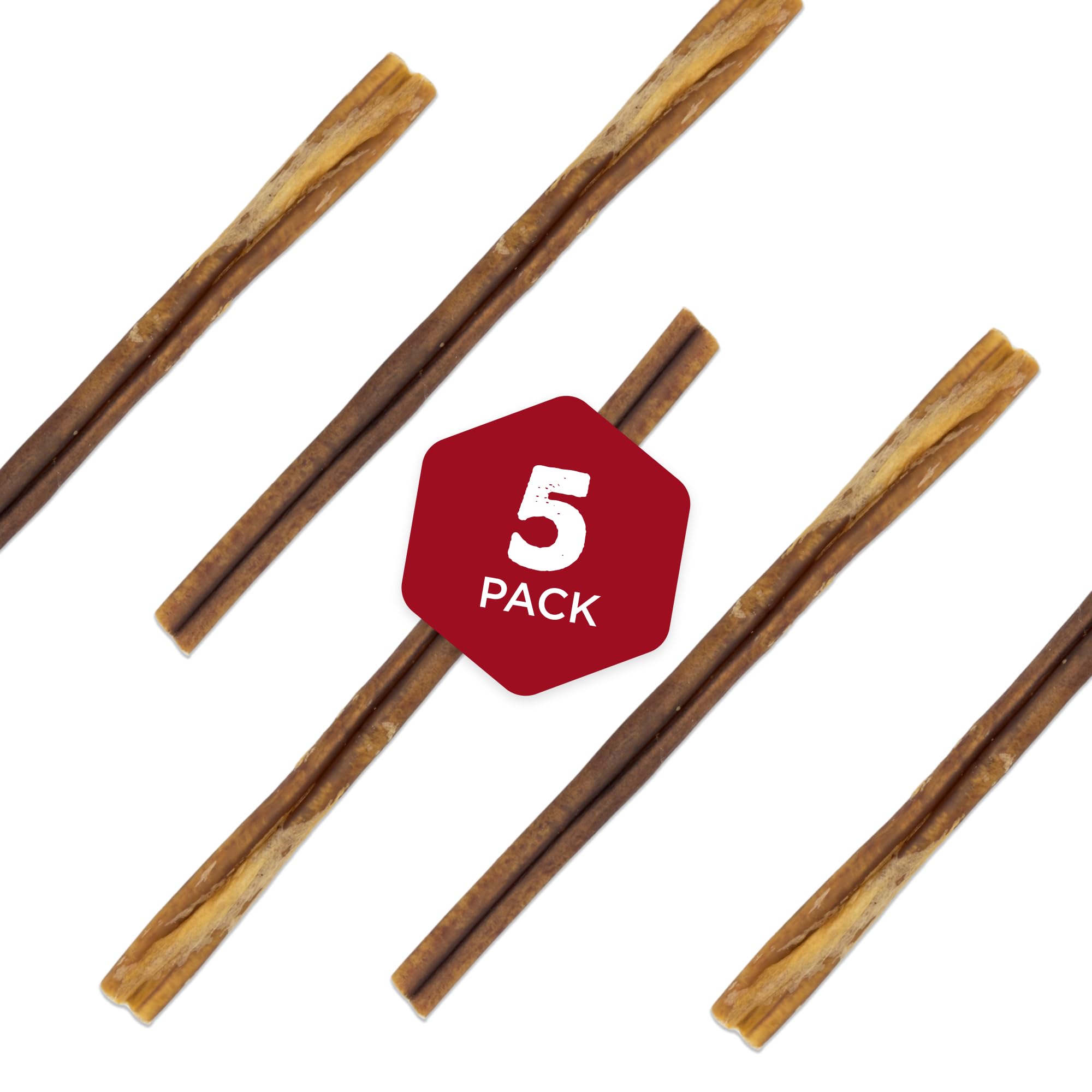 Best Bully Sticks cuidado dental y entretenimiento para perros masticadores de 12 pulgadas.