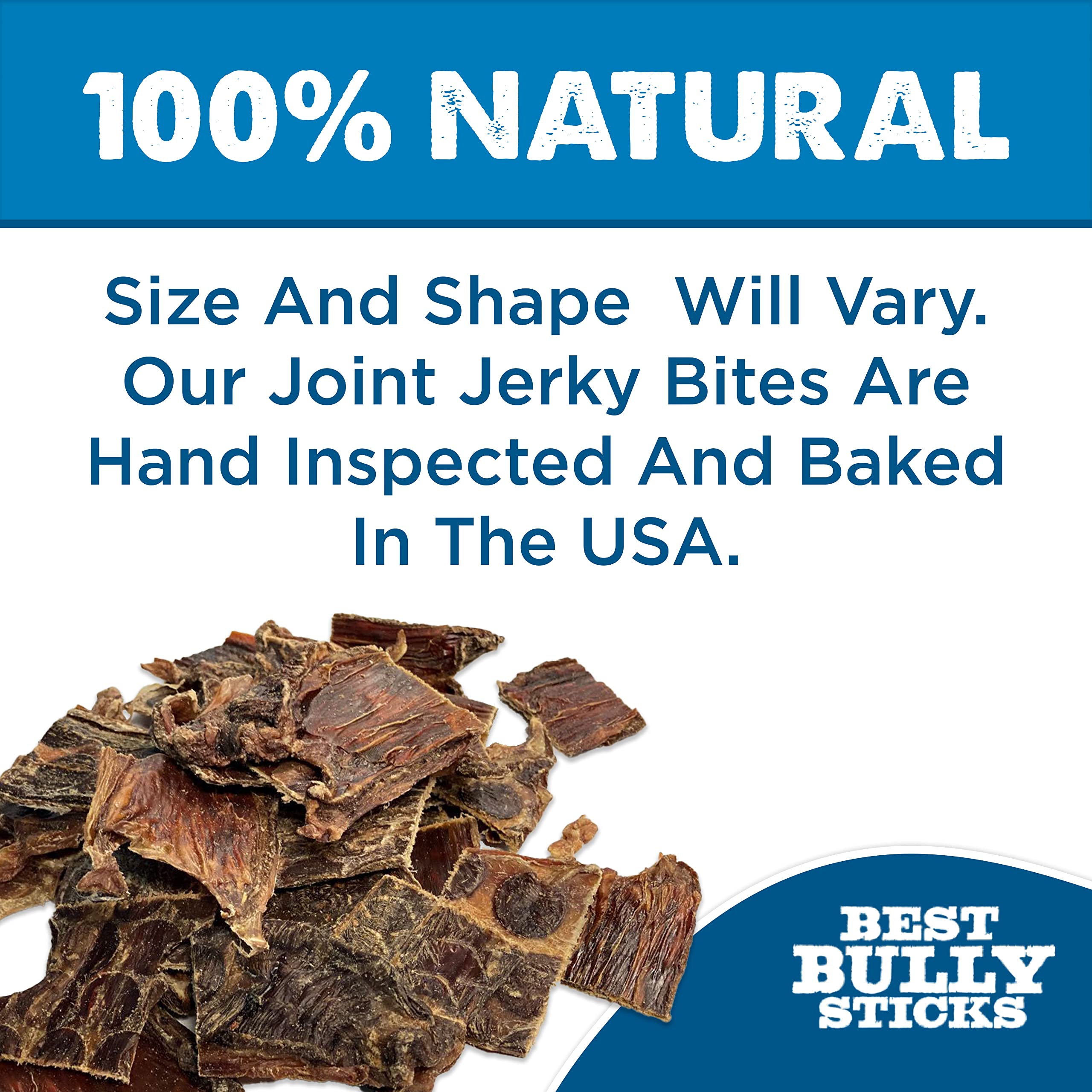 Best Bully Sticks jerky natural de res, alta proteína para perros activos