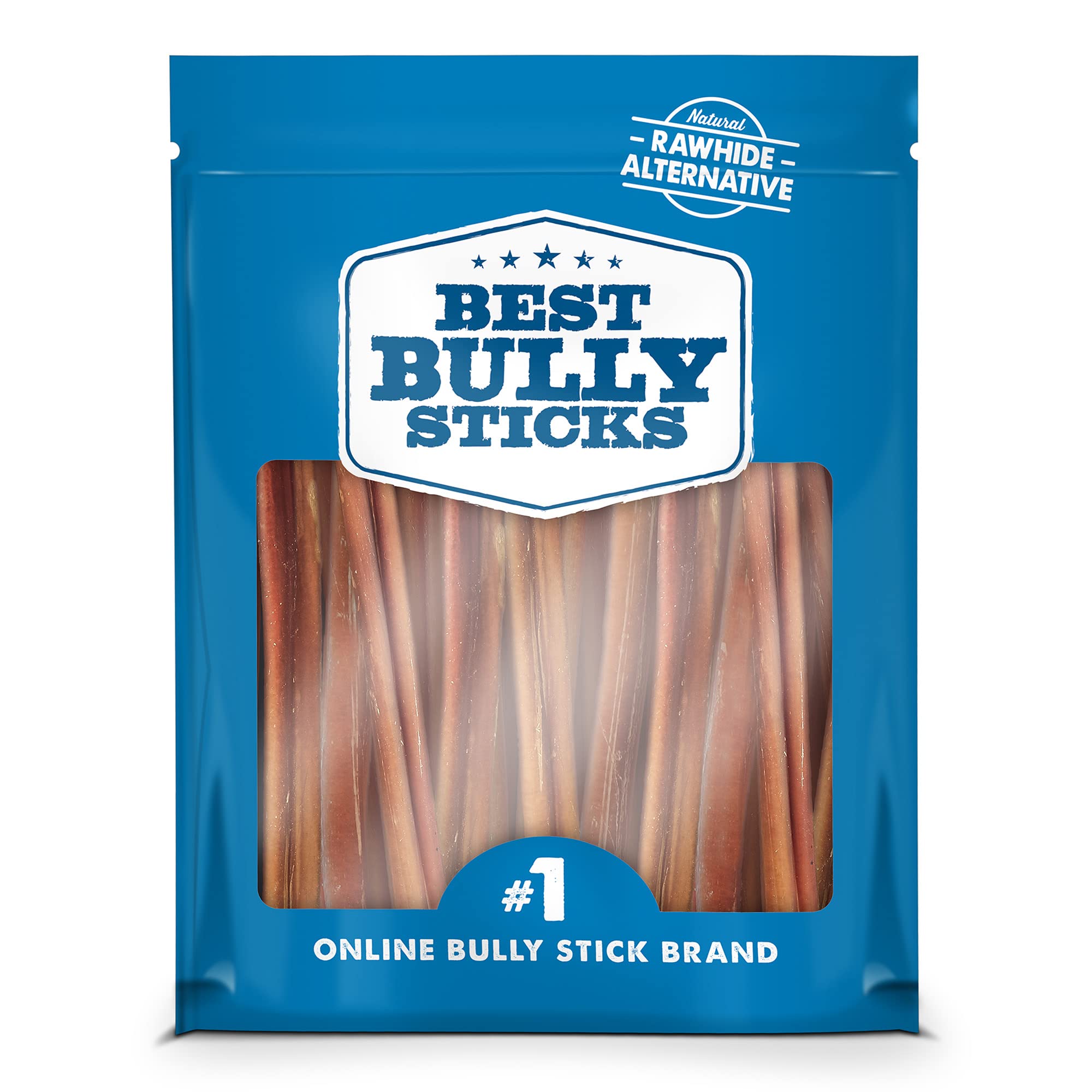 Best Bully Sticks masticable de 6 pulgadas para perros, ayuda a la higiene dental y entretenimiento