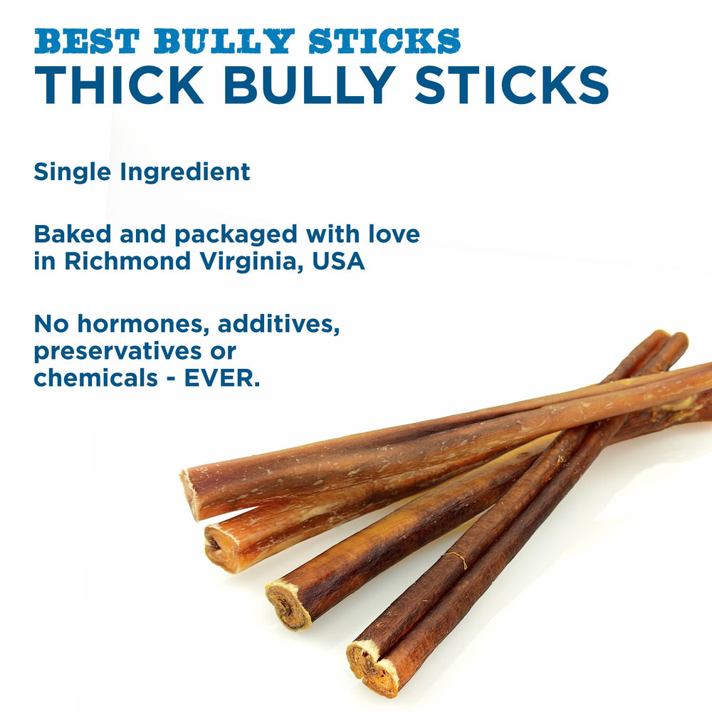 Best Bully Sticks olor natural sin conservantes, gusto que encanta a tu perro.