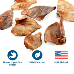 Orejas de cerdo para perros, sin aditivos, de Best Bully Sticks.