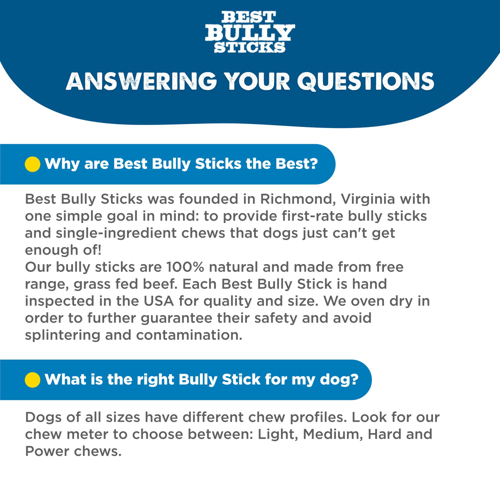 Best Bully Sticks: ideal para mantener al perro entretenido y calmado