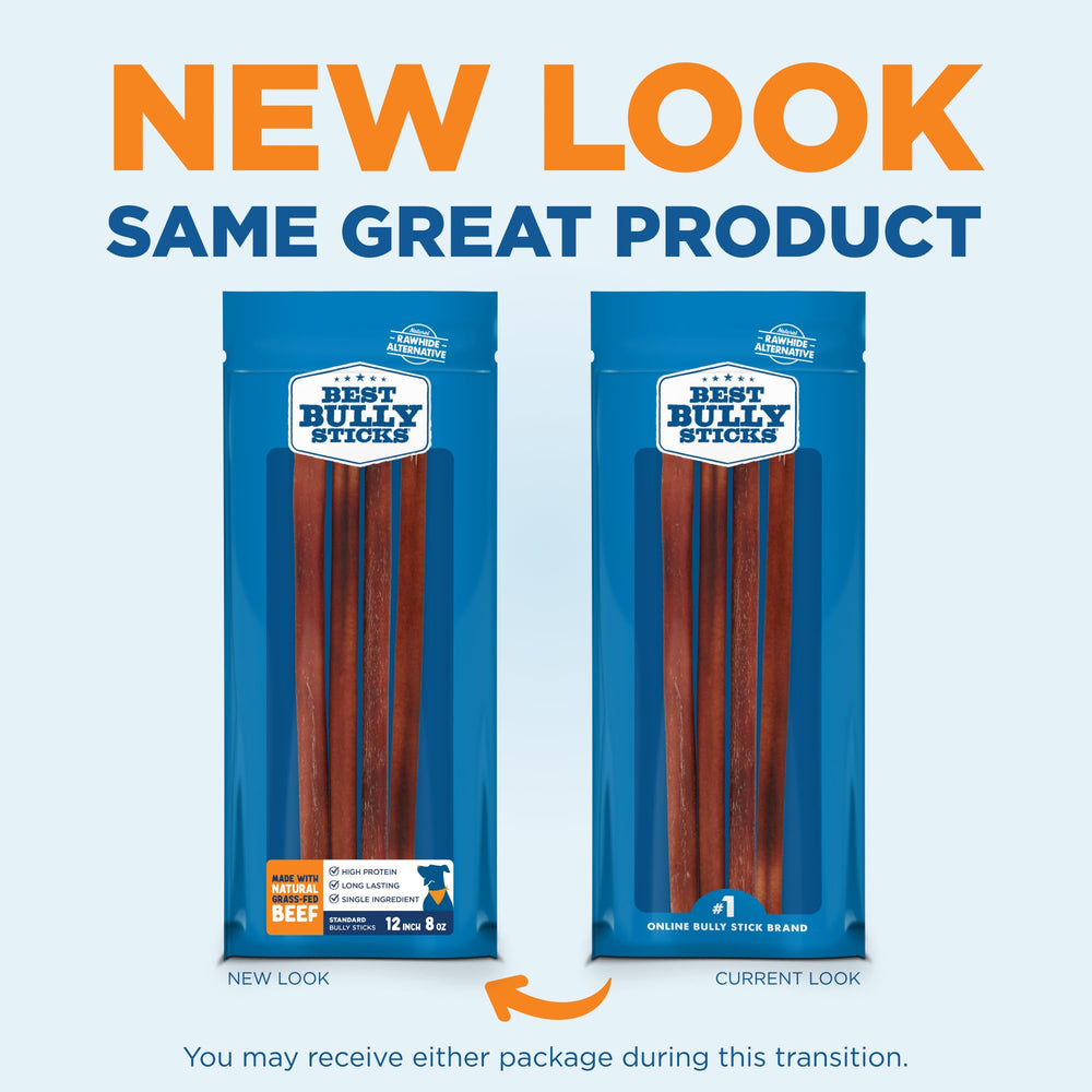 Best Bully Sticks presentación de 8 oz sin aditivos artificiales.