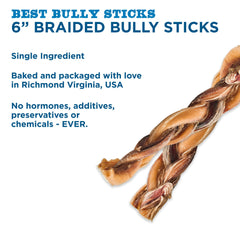 Best Bully Sticks res ingrediente unico, sabor natural