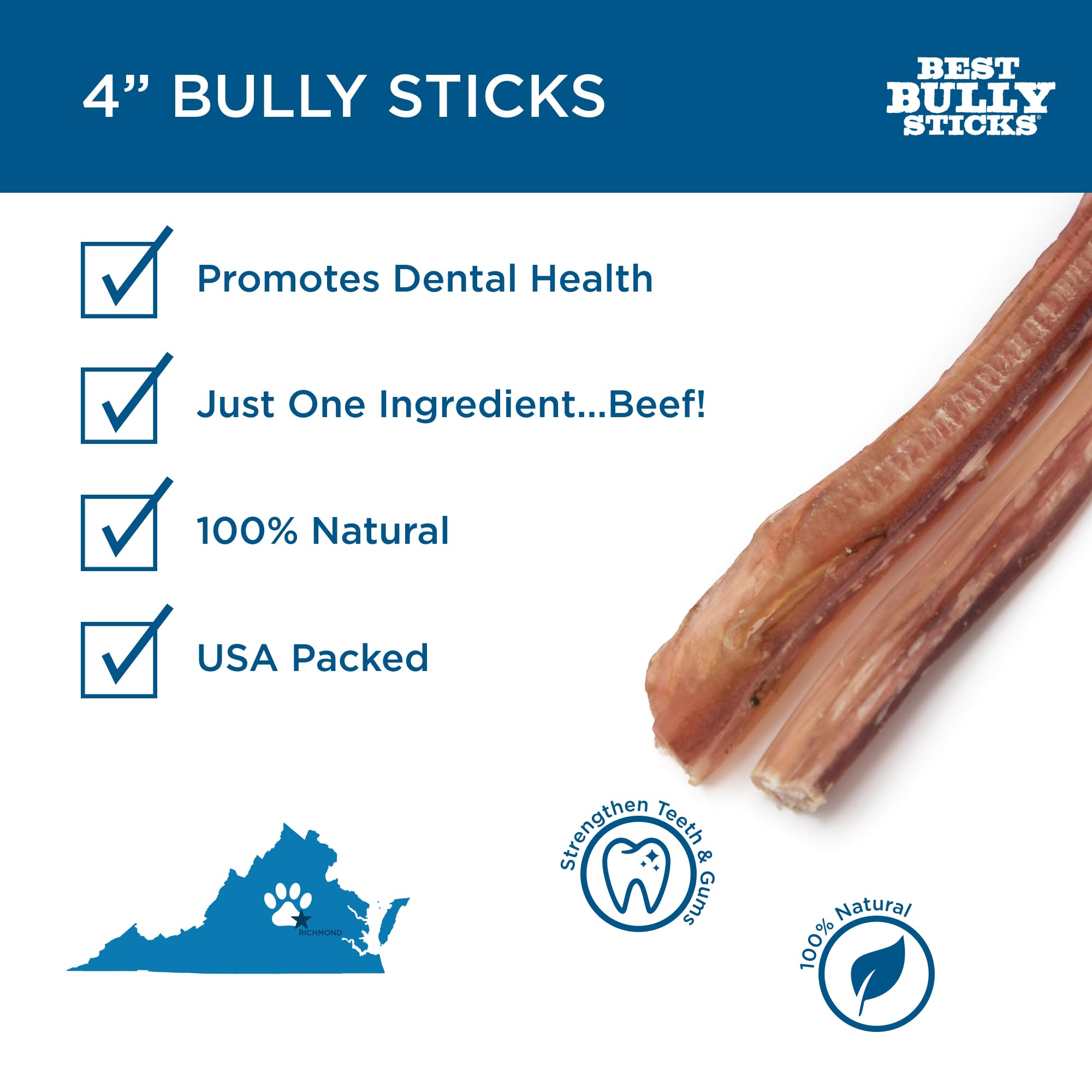 Best Bully Sticks: ayuda dental con masticación duradera y limpieza suave de encías.