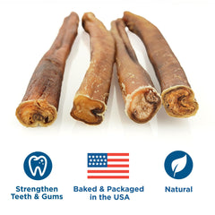 Best Bully Sticks sin granos ni aditivos, opción segura para perros grandes.