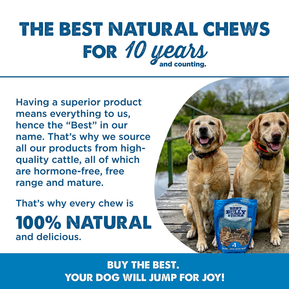 Best Bully Sticks sin hormonas ni aditivos, opción saludable para premiar