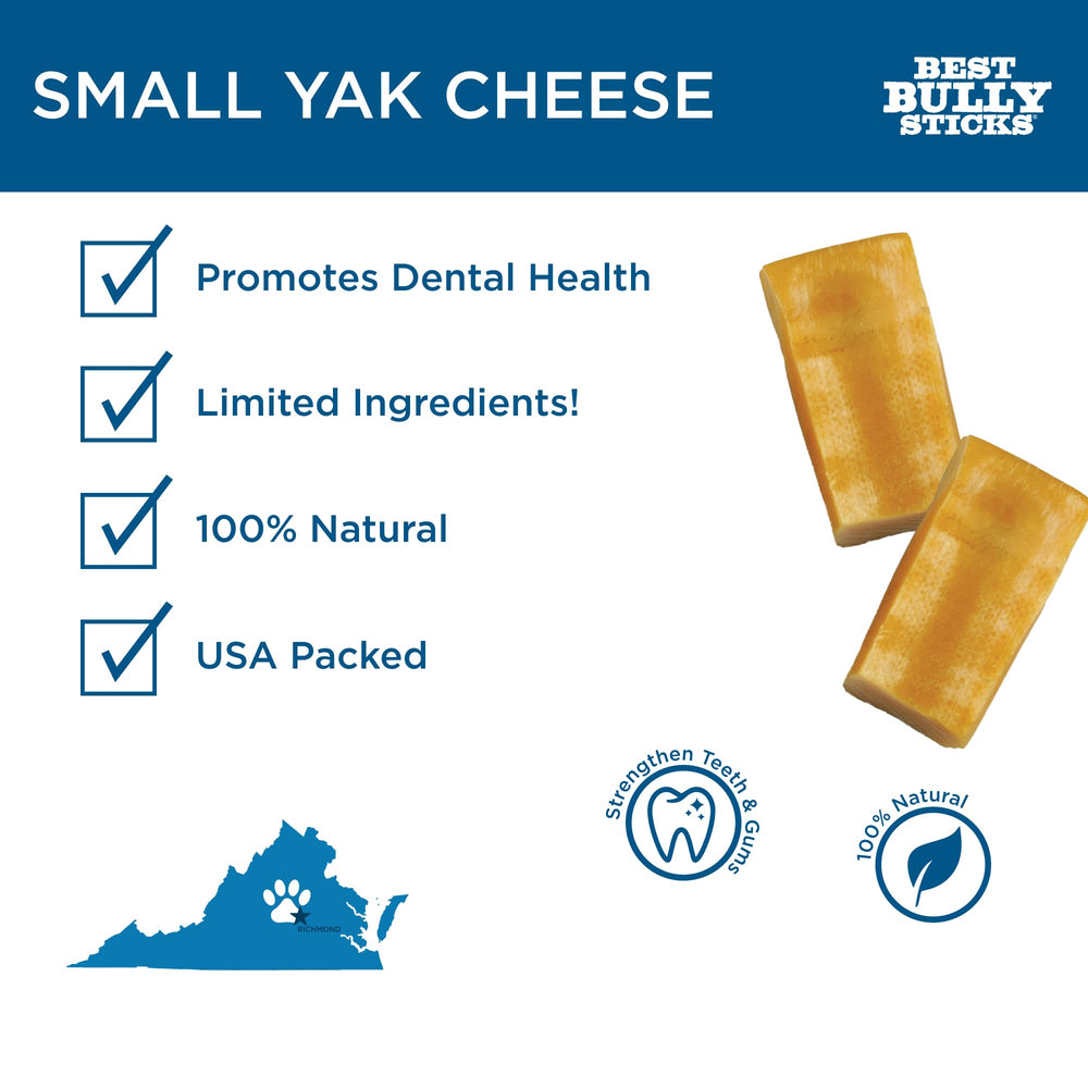 Best Bully Sticks Queso de Yak Himalayo, textura cremosa, ideal para masticación suave