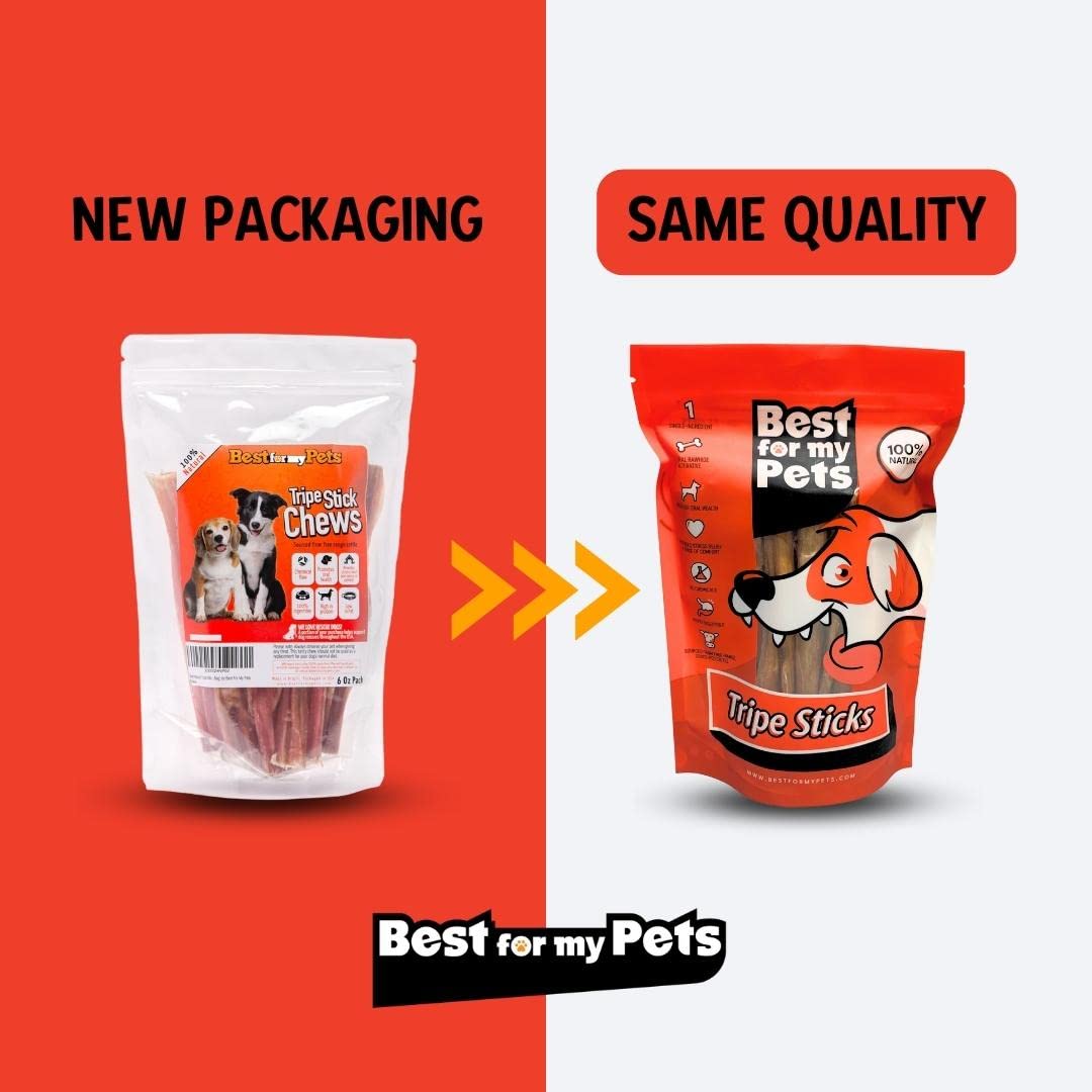 Best For My Pets Tripe Sticks en empaque natural, snack saludable