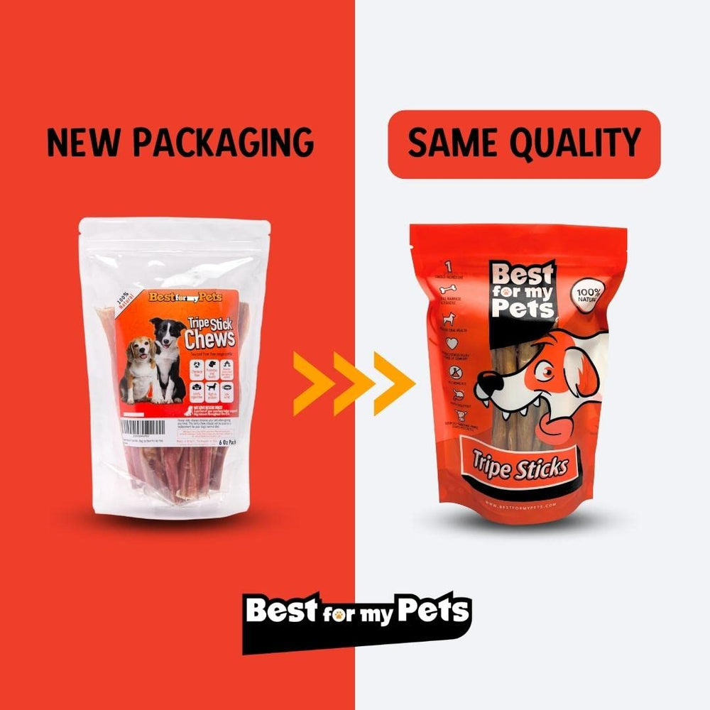 Best For My Pets Tripe Sticks en empaque natural, snack saludable