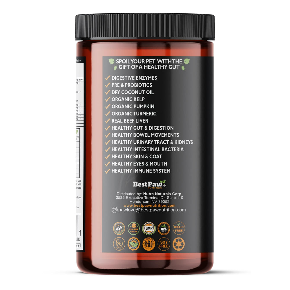 Best Paw Nutrition aceite coco organico enriquecido para piel y pelaje