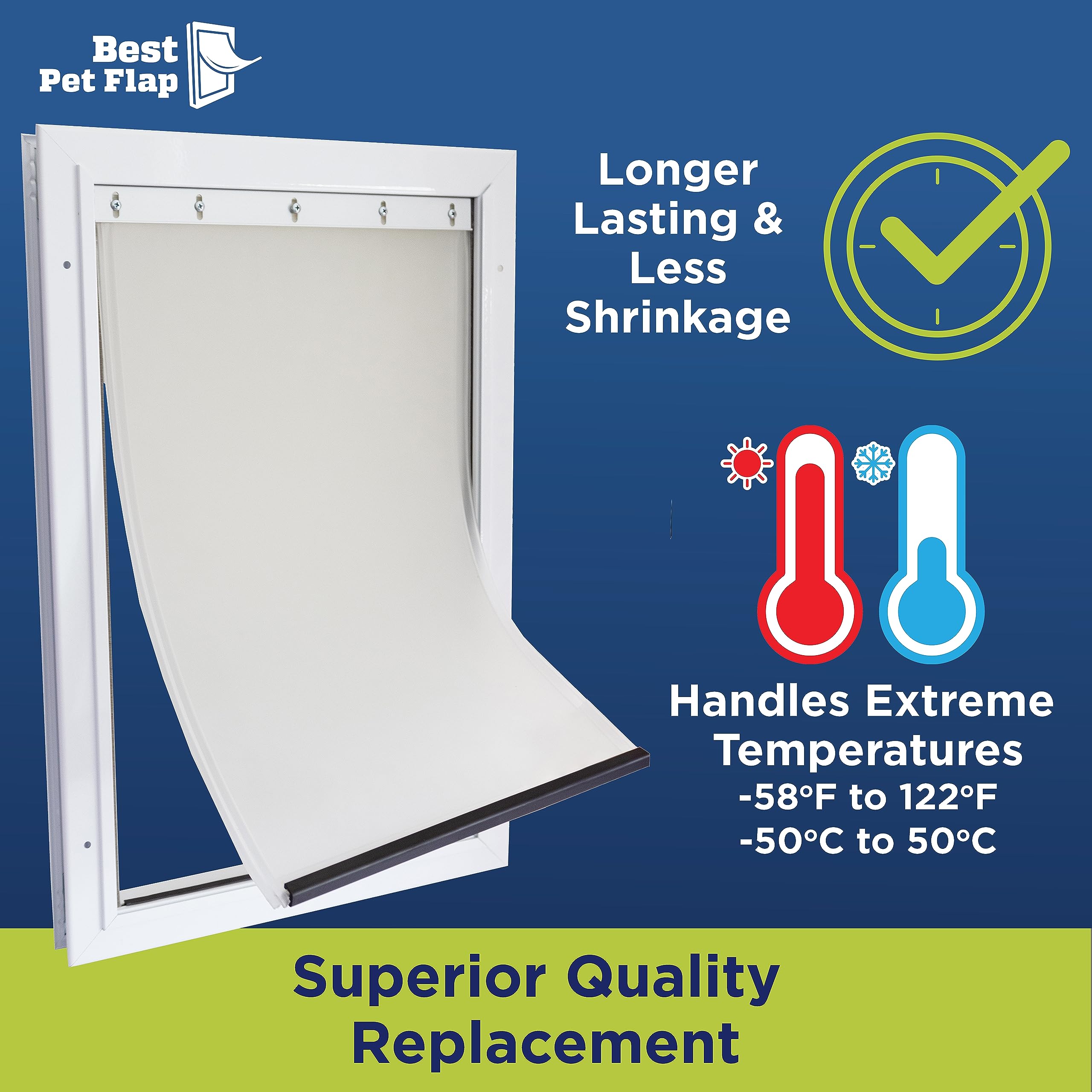 Best Pet Flap compatible con PetSafe Freedom en aluminio