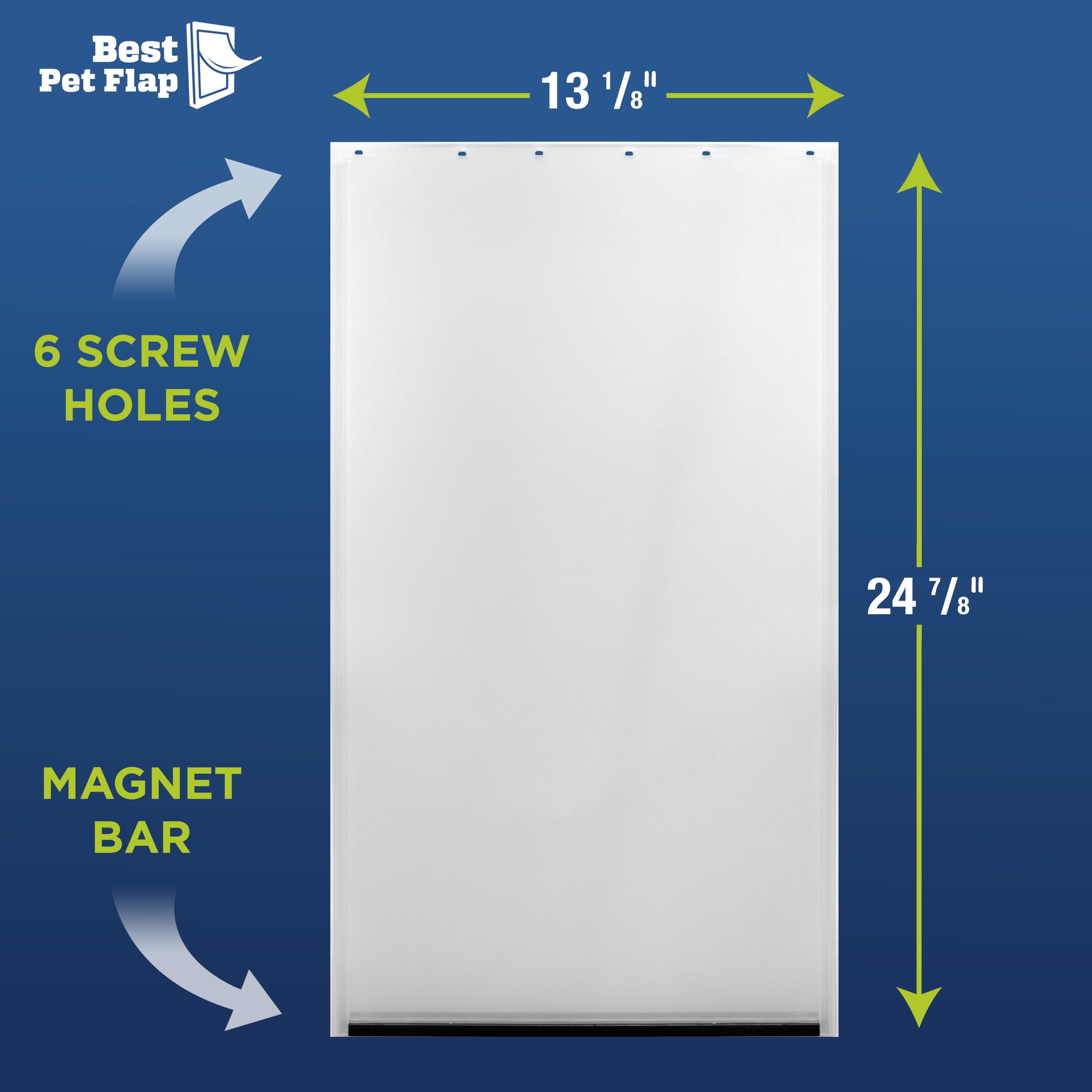 Best Pet Flap XL dimensiones 13 1/8 por 24 7/8 pulgadas