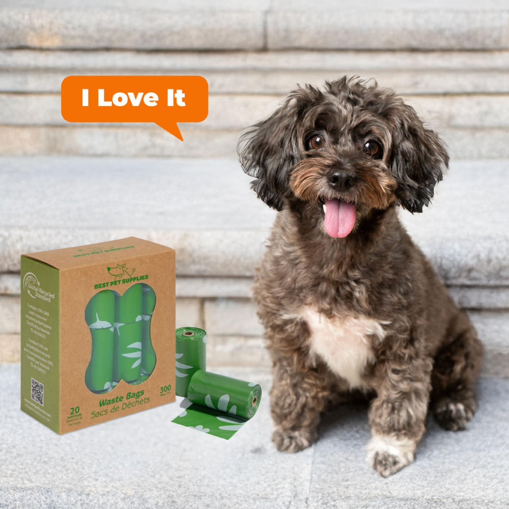 Bolsas Best Pet Supplies 300 unidades para mayor comodidad en casa.