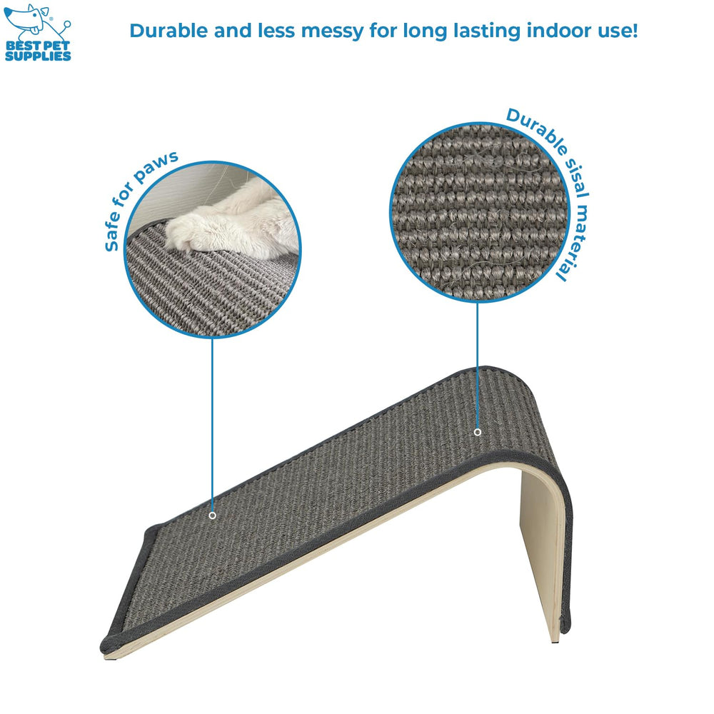 Best Pet Supplies Catify rascador-sisal-durable resiste uso intenso y reduce desorden