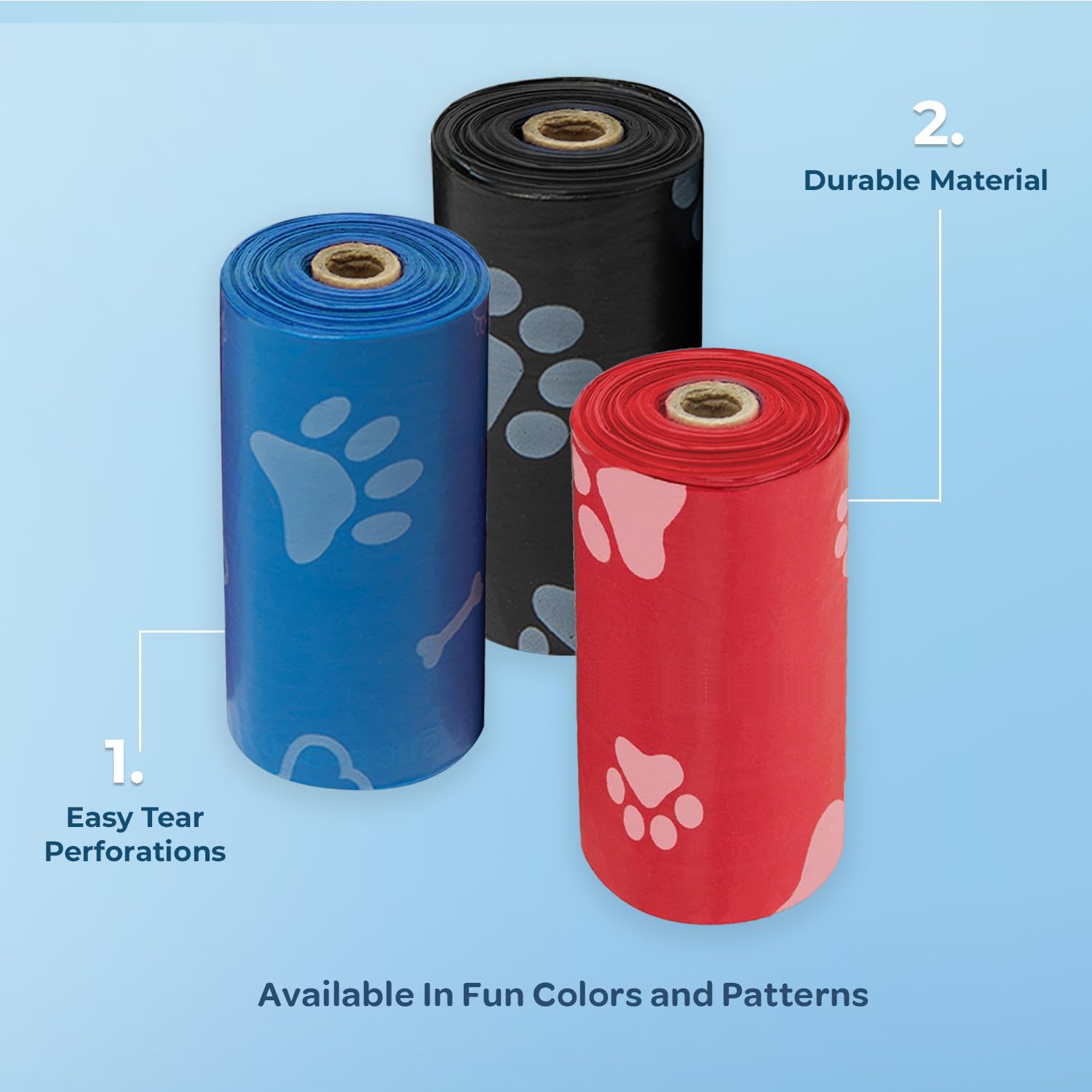 Best Pet Supplies bolsas resistentes para desechos, duraderas y fáciles de usar.
