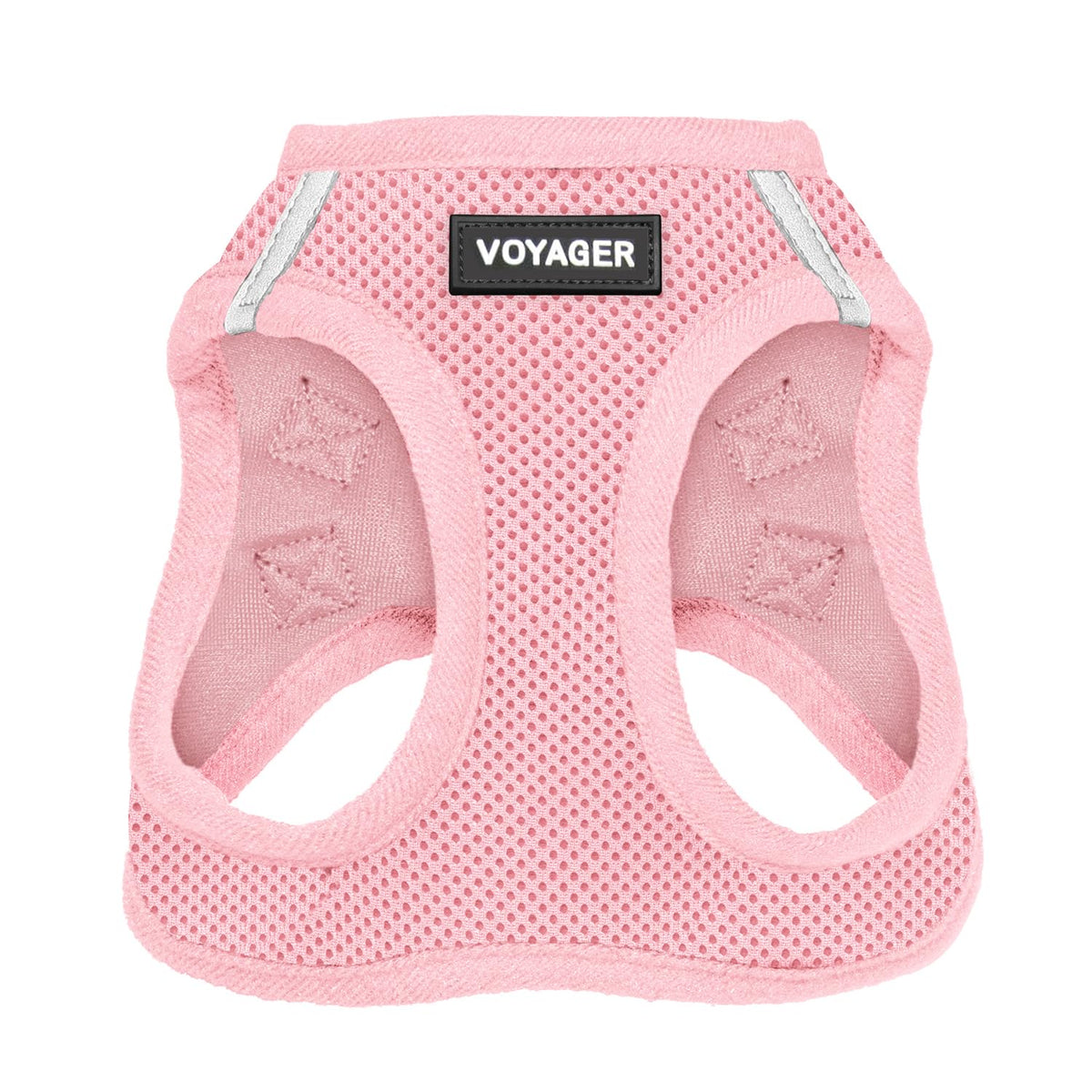 Arnés Voyager de Best Pet Supplies, paso rosa transpirable para paseos cómodos