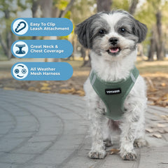Best Pet Supplies Voyager arnés reflectante con dos bandas para visibilidad
