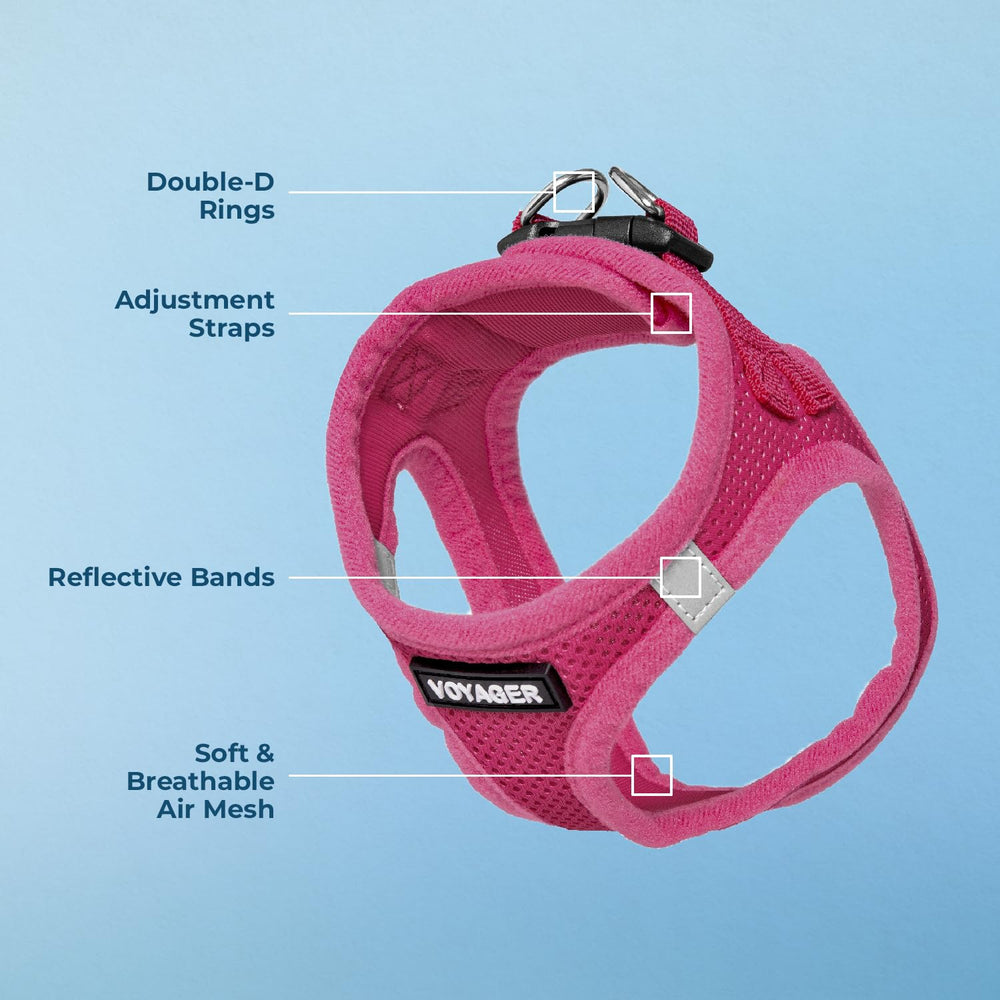Best Pet Supplies Voyager cierre velcro y hebilla para seguridad estable