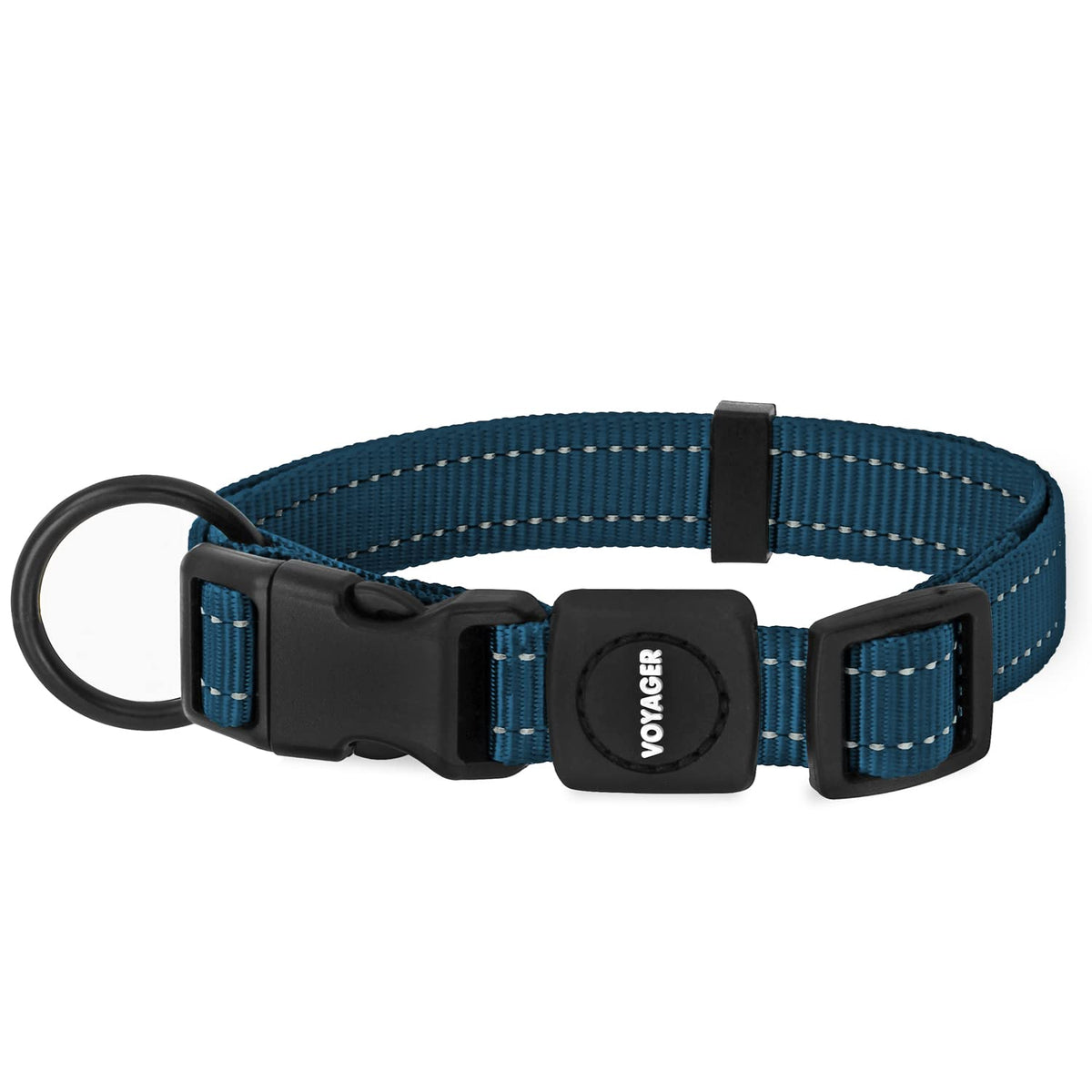 Collar Voyager reflectante de Best Pet Supplies para visibilidad nocturna.