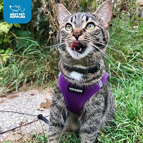 Best Pet Supplies Voyager Step-in Air Harness color morado tamaño M.